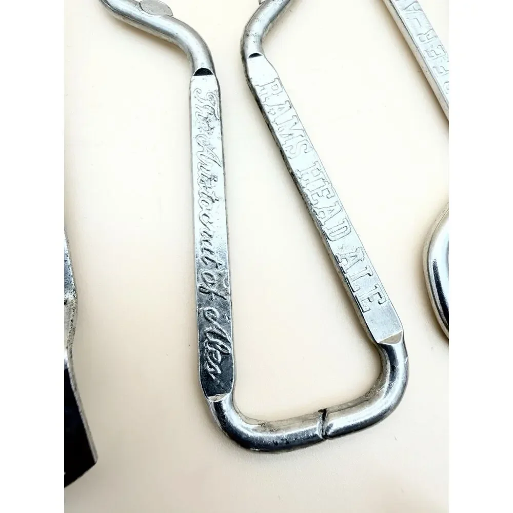 Vintage Beer Bottle Openers Lot 8 Schmidt’s Ortlieb’s Rams Head Philadelphia PA